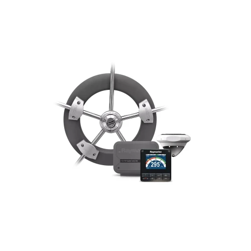 Raymarine EV-100 Wheel Pilot, For Wheel-Steered Sailboats, p70s Control, Up to 16,500 lb Displacement, SeaTalkNG, NMEA 2000