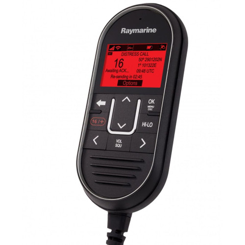 Raymarine RayMic Second Station Kit, For Ray60 and Ray70 VHF Radios, IPX6/IPX7
