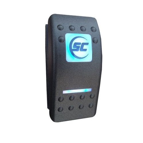 Shadow-Caster LED Lighting - Rocker On-Off-Momentary Lighted Button