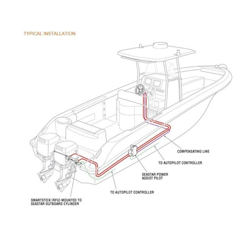 Seastar - PA6020 Power Assist Autopilot Pump T2 - 12V