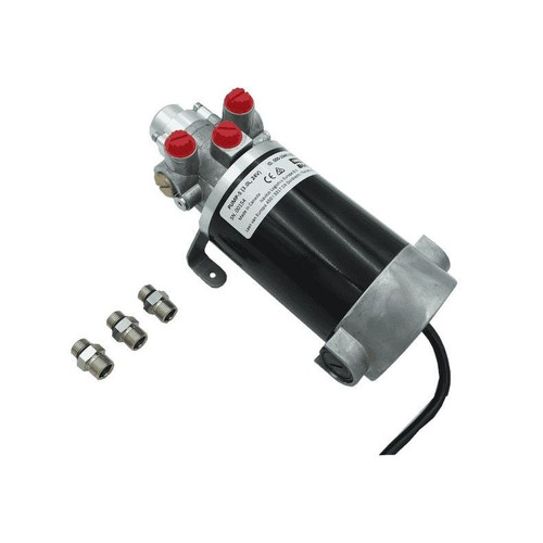 Simrad PUMP-5 MKII Reversible Hydraulic Autopilot Pump, NAC-3/AC42 Required, 24V, 3.0 L/min, For 290-960 cc Cylinder Displacement, SteadySteer Compatible, ORB Connections, Includes 3 ORB-5 to 9/16 UNF Fittings - Apollo Lighting