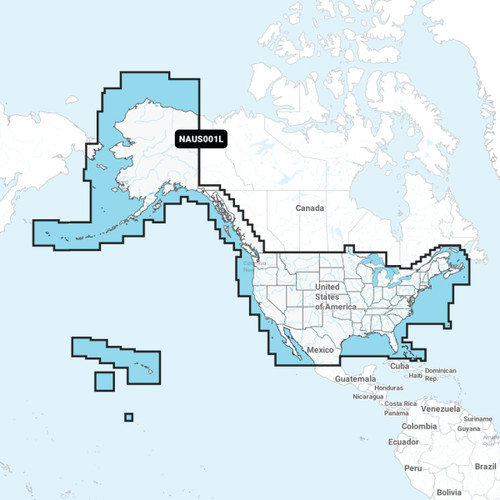 Navionics - Plus NAUS001L US & Coastal Canada microSD