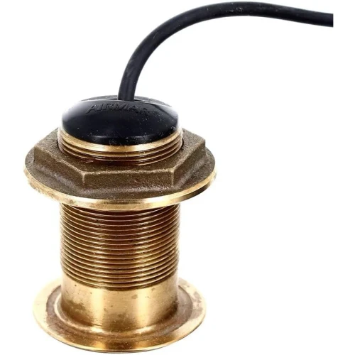 Raymarine Low Profile Depth Only Thru-Hull Transducer, 600W, 50/200 kHz, 30ft Cable