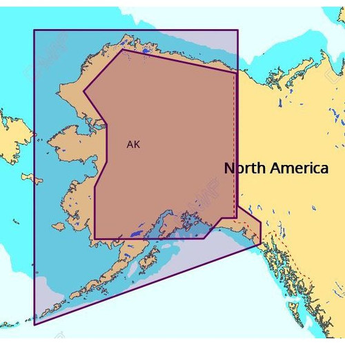 C-MAP - Max Lakes Alaska Lakes Electronic Chart