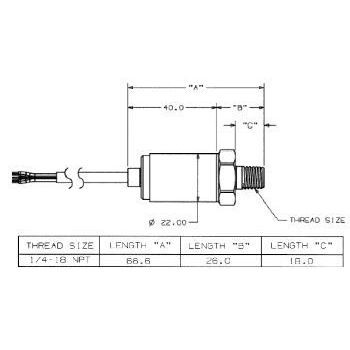 Maretron - 0-5 PSI Transducer