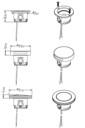 Apollo Lighting - Krios Courtesy Light - 10-30V DC - Apollo Lighting