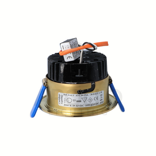 Cantalupi DALY 90/Q A CSL – 2700K Square LED Downlight, 77 mm, 28V @ 350mA, IP40 (Model: 20DALY QA 03 N2 CH, B-16)