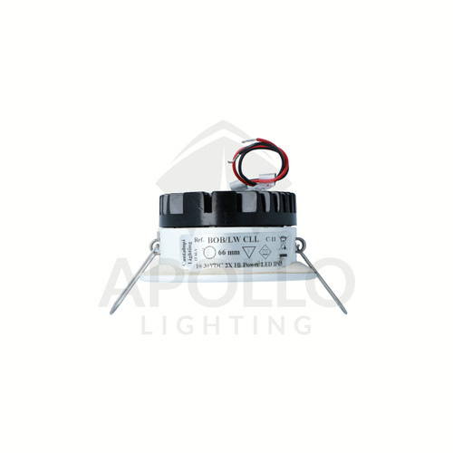 Cantalupi BOB/LW CLL – Ø66 mm LED Light, 2x Hi-Power LEDs, 10–30VDC, IP65, C-11