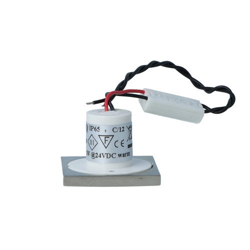 Cantalupi CAP-Q Series Compact Marine Light – 1W, Ø19 mm, 10–31V AC/DC, Warm White, IP65 - Apollo Lighting