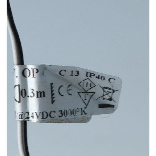 Cantalupi ALU V. OP – Dimmable Linear LED Fixture, 578 mm, 11.6W @ 24VDC, 3000K, IP40, C-13