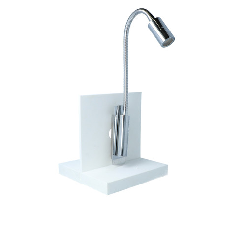 Cantalupi LIVIA WARM – Chrome LED Fixture, 1.5W @ 24VDC, 10–32VDC, IP40, 0.3 m, C-16