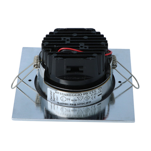 Cantalupi VIAREGGIO CLL LED Downlight – 9W @ 24VDC, 77 mm, 10–31VDC, IP20