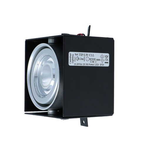 Cantalupi TIP/LW CLL LED Panel – 2x High-Power LEDs, 92x92 mm, 10–30VDC, IP20