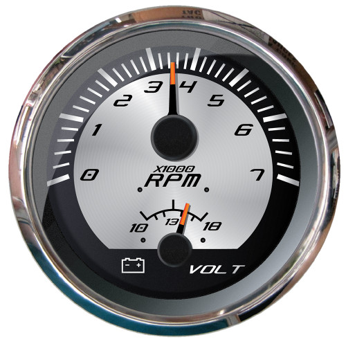 Faria Platinum 4" Multi-Function - Tachometer & Voltmeter 22016 - Apollo Lighting