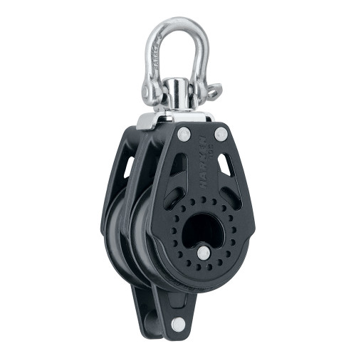 Harken 40mm Carbo Air Double Swivel Block w/Becket 2639