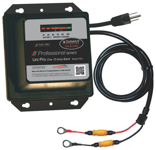 Dual Pro PS1 Battery Charger 1 Bank 15 Amps PS1