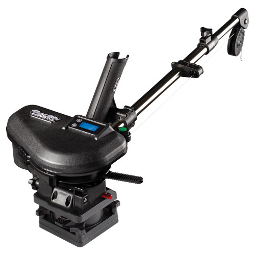 Scotty 2106 HP Depthpower Electric Downrigger 60 SS Telescoping Boom w/ Swivel Base - Single Rod Holder 2106