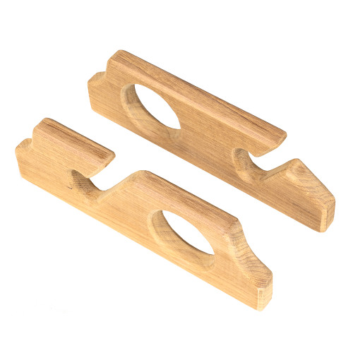 Whitecap Teak Two-Rod Storage Rack - Pair 60610 - Apollo Lighting