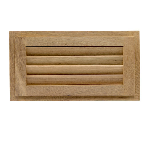 Whitecap Teak Louvered Insert - 6-3/8" x 11-3/16" x 3/4" 60714