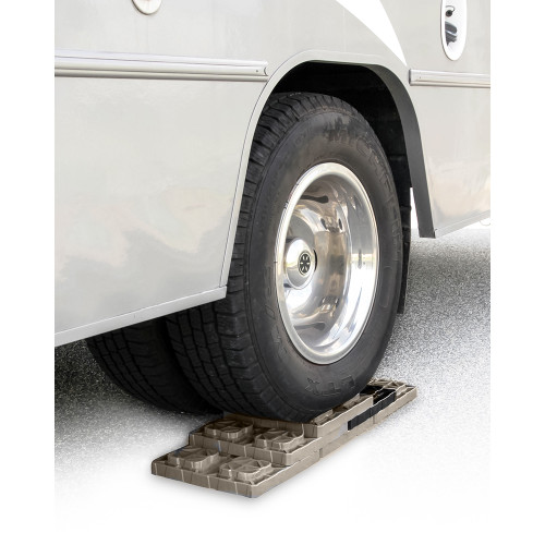 Camco FasTen Leveling Blocks w/T-Handle - 2x2 - Brown *10-Pack 44521