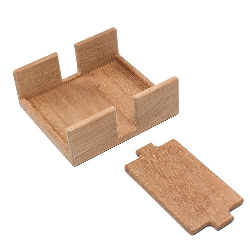 Whitecap Teak Stay-Put Napkin Holder 62434 - Apollo Lighting