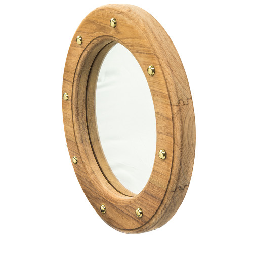 Whitecap Teak Porthole Mirror 62540