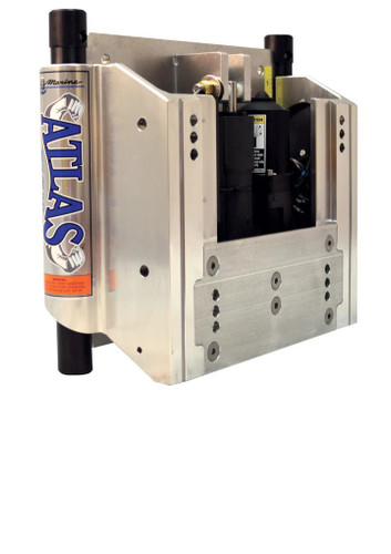 TH Marine Atlas 8" Jack Plate Heavy Duty Hydraulic Polished AHJ-8VHD-DP