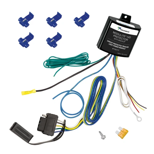 Tekonsha ModuLite® HD Protector w/Integrated Circuit & Overload Protection & 5-Flat Connector f/Backup Light or Surge Brake Lockout Circuit 119177