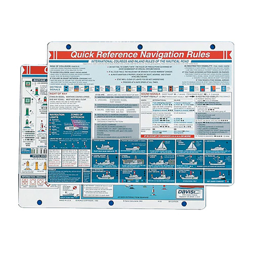 Davis Quick Reference Navigation Rules Card 125 - Apollo Lighting