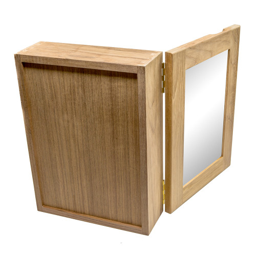 Whitecap Teak Medicine Chest w/Mirror 62354 - Apollo Lighting