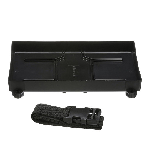 Attwood Marine Battery Tray with Strap, For 24/24M Batteries, Up to 10-1/2 in Tall