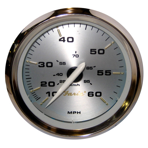 Faria Kronos 4" Speedometer - 60MPH (Mechanical) 39009