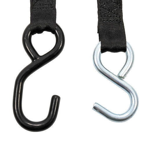 Camco Retractable Tie-Down Straps - 1" Width 6' Dual Hooks 50033