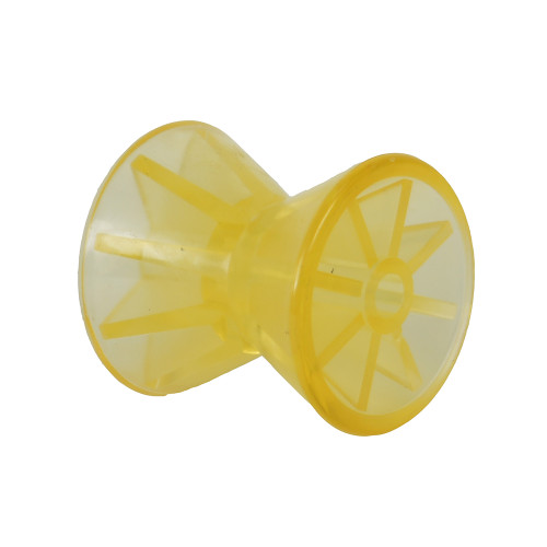 C.E. Smith Bow Roller - Yellow PVC - 4" x 1/2" ID 29543 - Apollo Lighting