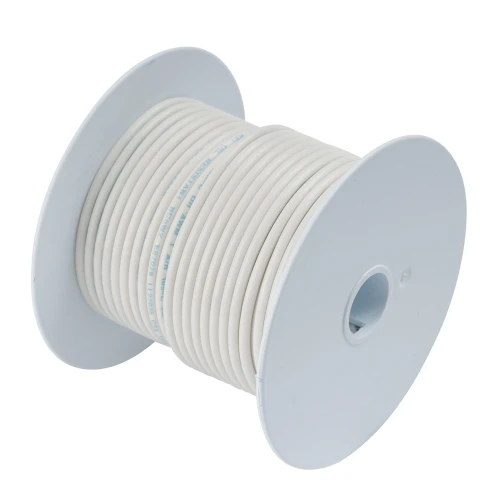 Ancor White 8 AWG Tinned Copper Wire - 25' 111702