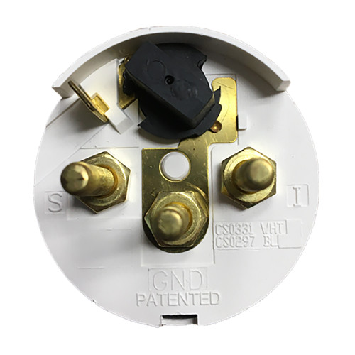 Faria Chesapeake White SS 2" Cylinder Head Temperature Gauge (60-220°F) 13806 - Apollo Lighting