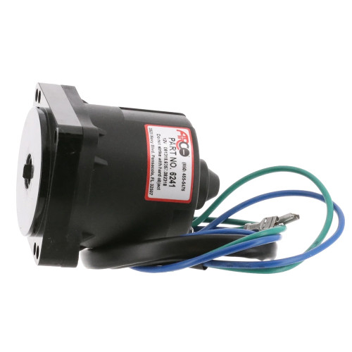 ARCO Marine Replacement Johnson/Evinrude Tilt Trim Motor - 2-Wire, 4 Bolt, Flat Blade Shaft 6241 - Apollo Lighting