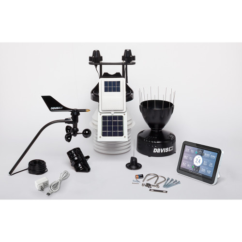 Davis Vantage Pro2 Wireless Weather Station w/WeatherLink Console, 24hr Fan Aspirated Radiation Shield, UV & Solar Sensors 6263