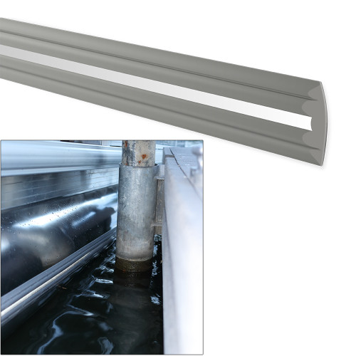 Megaware PontoonGuard® - 32' Kit - (2) 16' Guards f/Pontoon Up To 21' - Gray 30532