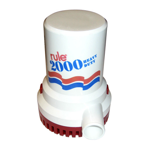 Rule 2000 G.P.H. Non-Automatic Bilge Pump - 24V 12 - Apollo Lighting