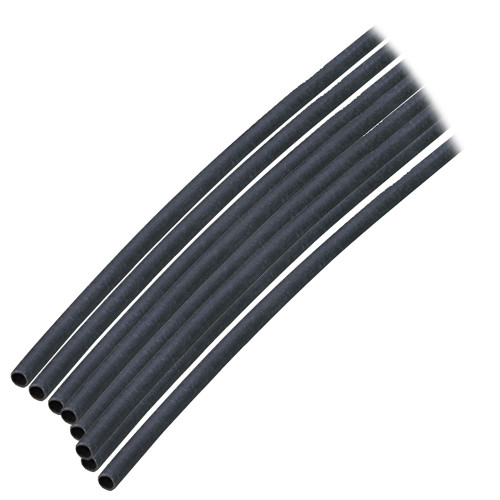 Ancor Adhesive Lined Heat Shrink Tubing (ALT) - 1/8" x 12" - 10-Pack - Black 301124