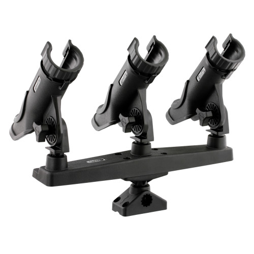 Scotty Triple Rod Holder w/3 230 Power Lock Rod Holders 256