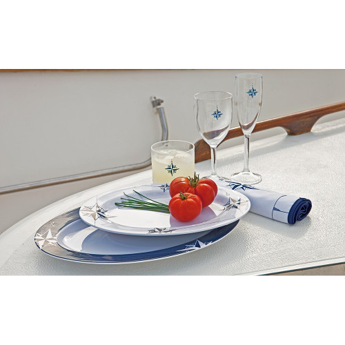 Marine Business Melamine Oval Serving Platters Set - NORTHWIND - Set of 2 15009