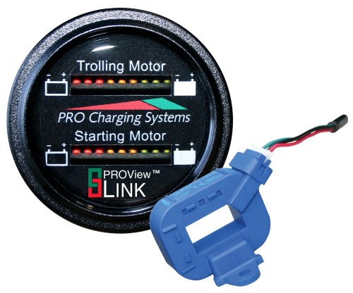 Dual Pro Lithium Battery Status Indicator Dual Marine Round Display BFGDUALCOMBO