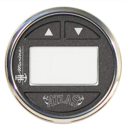 TH Marine Hydraulic Gauge Kit Fits Atlas 4 & 8" Jack Plates Stainless Steel Bezel FAGK-1SS-DP