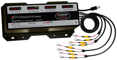 Dual Pro PS4 Battery Charger 4 Bank 60 Amps PS4 - Apollo Lighting