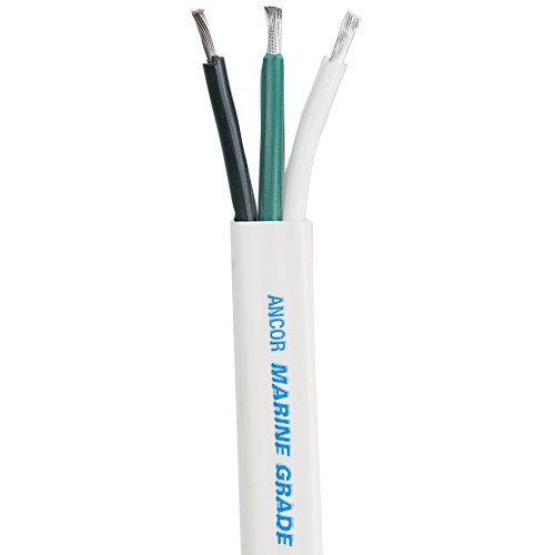Ancor White Triplex Cable - 14/3 AWG - 500' 131550