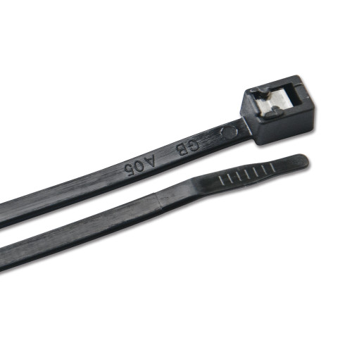 Ancor 8" UV Black Self Cutting Cable Zip Ties - 20-Pack 199276