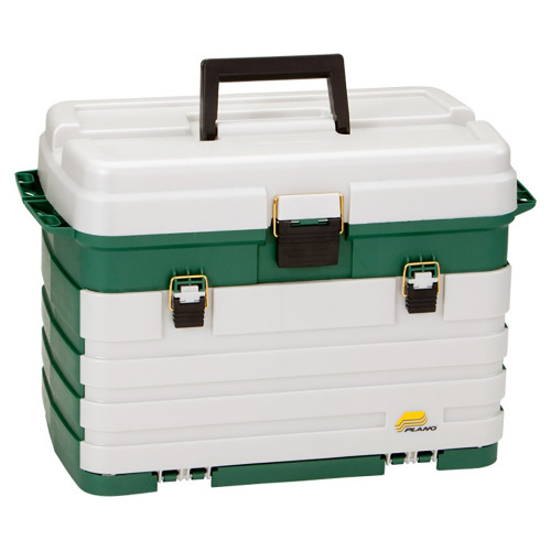 Plano 4-Drawer Tackle Box - Green Metallic/Silver 758005