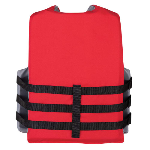 Full Throttle Adult Oversized Ski Life Jacket - Red 112000-100-005-22 - Apollo Lighting
